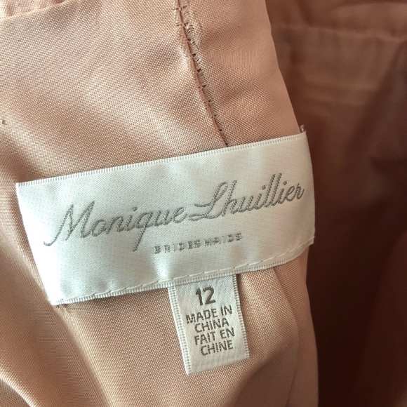 MONIQUE LHUILLIER BRIDESMAIDS Keira Backless Gown - Picture 12 of 12